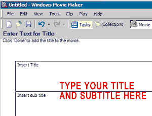insert titles on powerpoint videos
