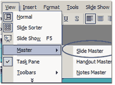 powerpoint master view