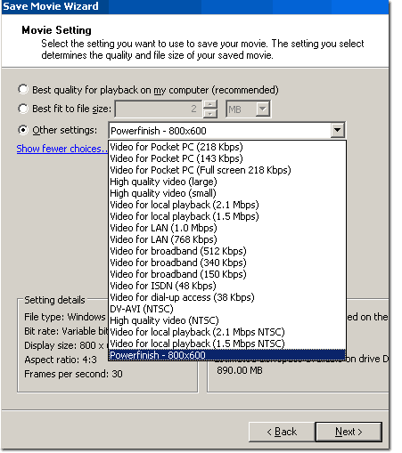 movie maker profile list